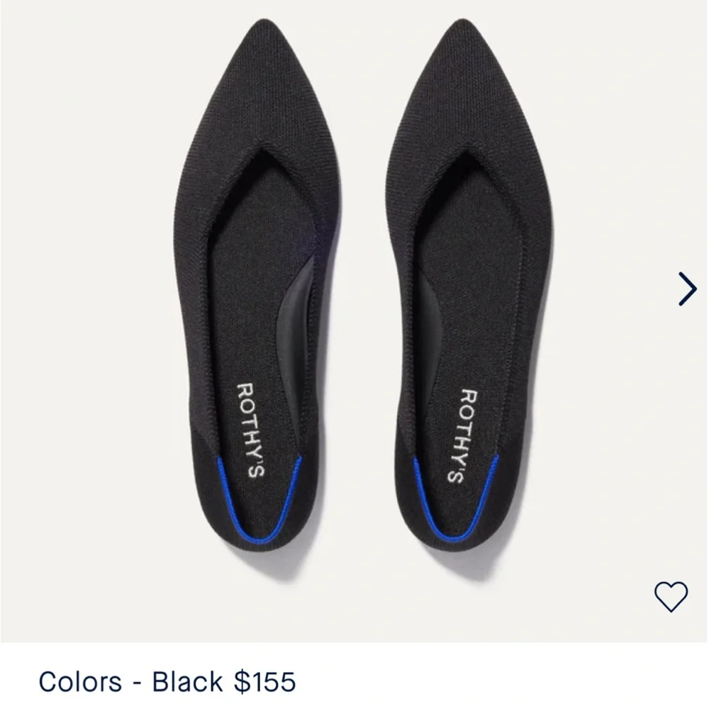 EUC Rothy’s The Point Flats Wore 2 Times Need Bigger Size Awesome Shoes🥿🥿🥿 - Picture 1 of 7